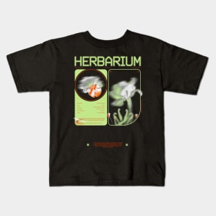 Futuristic Herbarium in Neon Colours. Kids T-Shirt